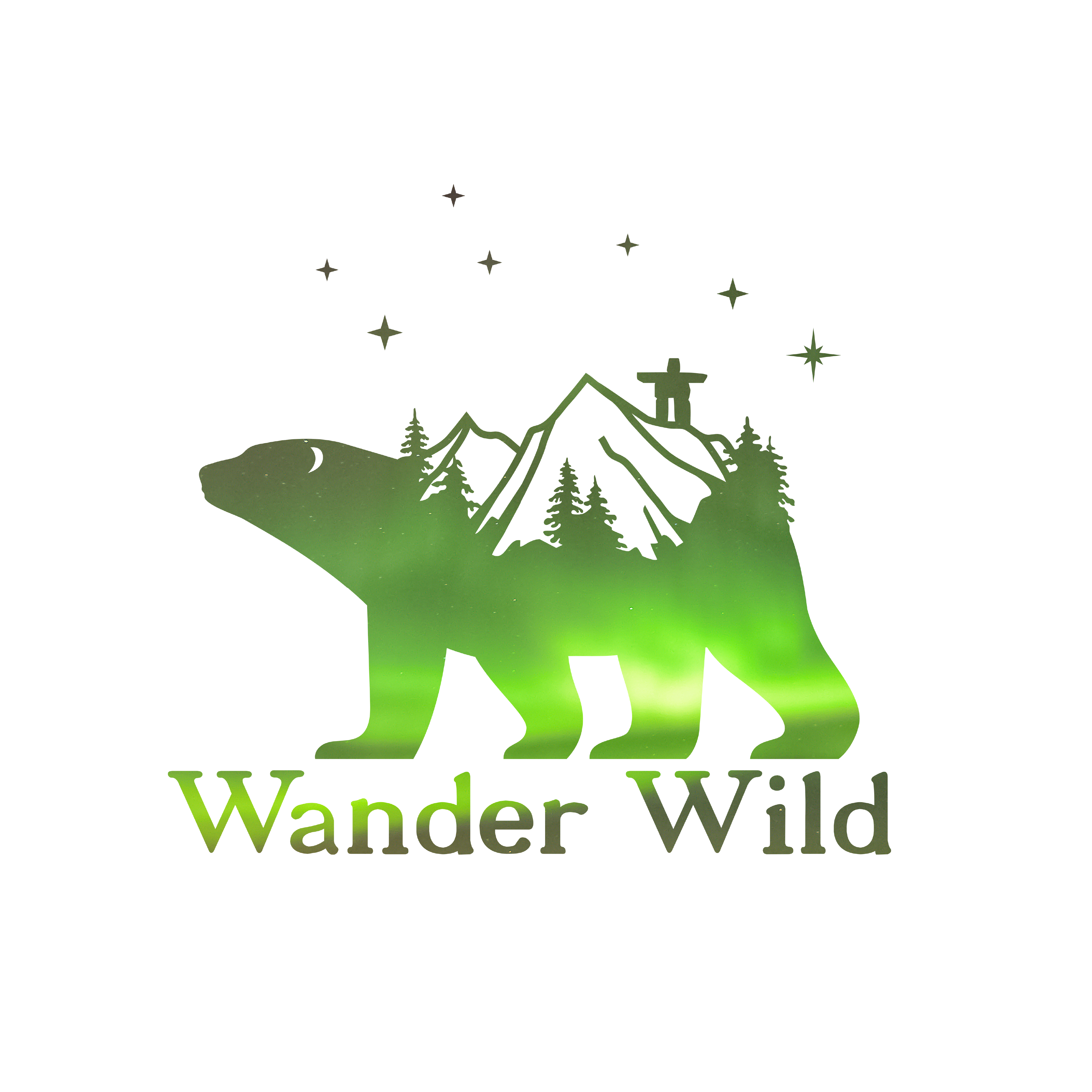 Wander Wild green sky